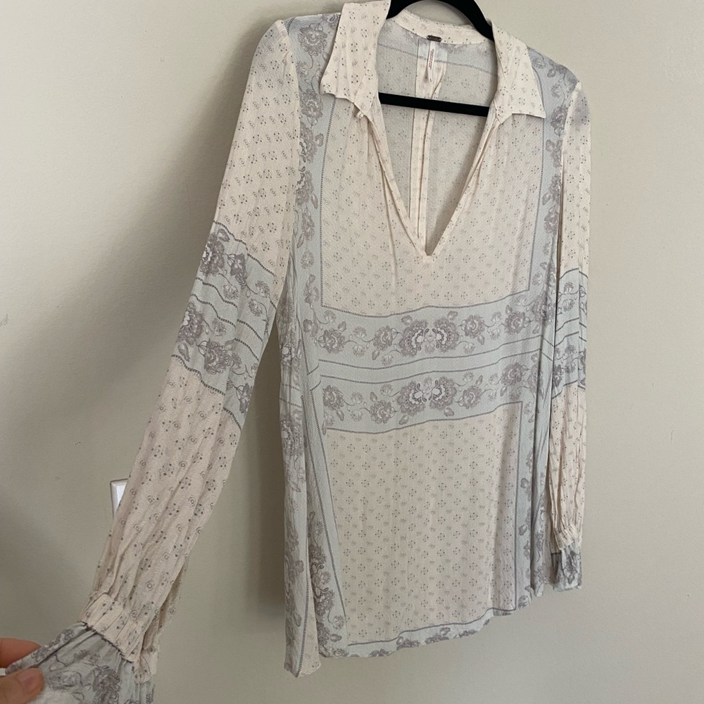 Free People long sleeve blouse